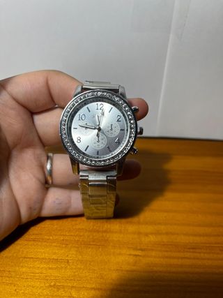 Reloj WOKAI Elegante Metal Negro y Plateado