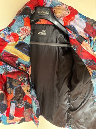 Giacca piumino Love Moschino Patchwork Vintage