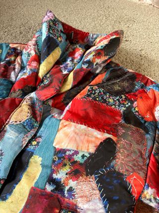 Giacca piumino Love Moschino Patchwork Vintage