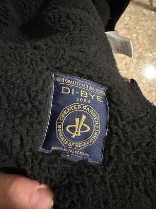 Cazadora Piel Negra Borrego