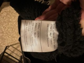 Cazadora Piel Negra Borrego