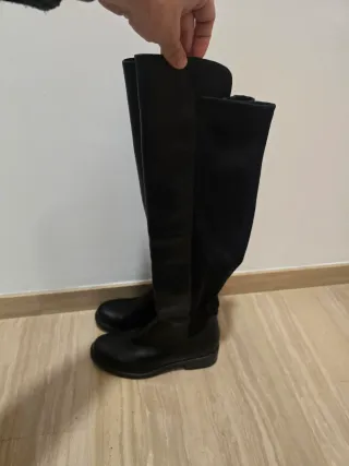 Botas altas polipiel negras talla 40 nuevas