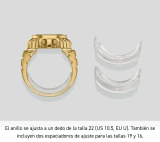 Reloj Anillo Casio Dorado