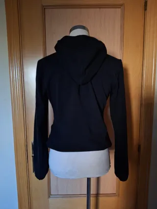 Sudadera Nike Negra con Cremallera