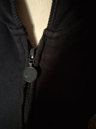 Sudadera Nike Negra con Cremallera