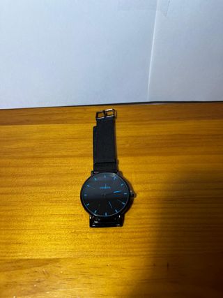 Reloj GENEVA Minimalista Negro Unisex Nuevo