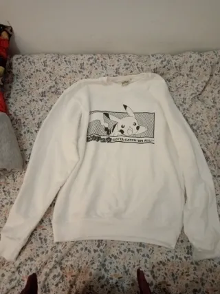 Sudadera Pokémon Pikachu Blanca