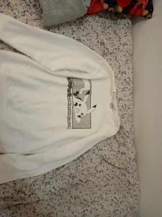 Sudadera Pokémon Pikachu Blanca