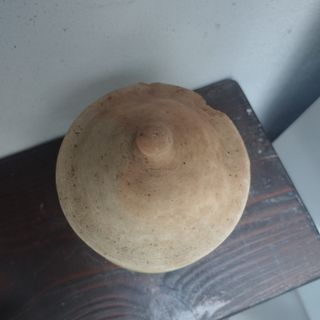 ANTICO BARATTOLO PORTA CARAMELLE TERRACOTTA DEL900