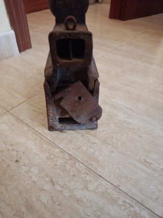 Plancha antigua de carbón