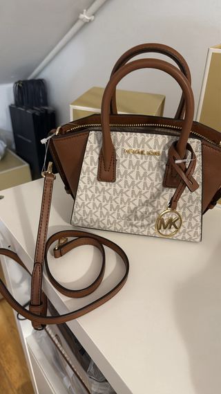 Bolso Michael Kors Beige y Marrón