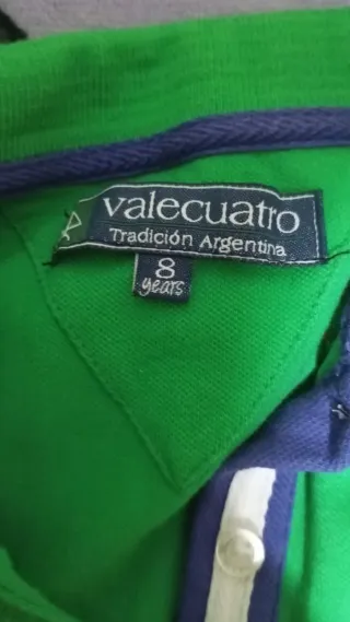 Camiseta Polo Valecuatro Talla 8 Años