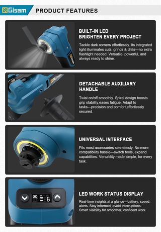 Multiherramienta Eléctrica 21V Brushless