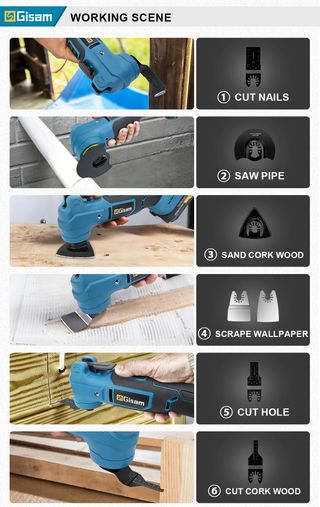 Multiherramienta Eléctrica 21V Brushless