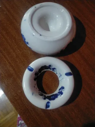 Cenicero Azul Delft Cerámica Decorativo