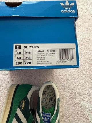 Tenis Adidas SL 72 Talla 44 Verde