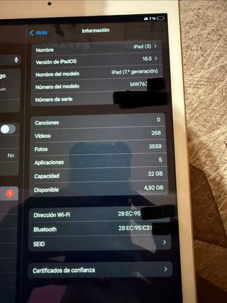 iPad 7 con Smart Cover