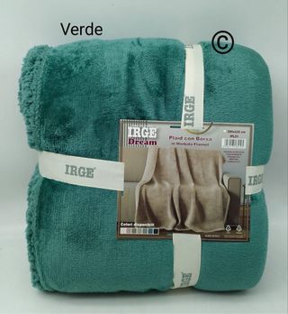 Plaid IRGE Verde in Morbida Flannel