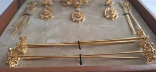 Aderezo Fallera Niña Oro