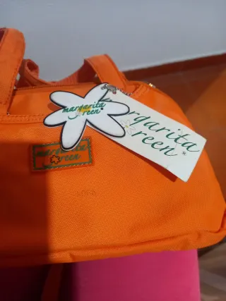 Bolso niña naranja miniatura