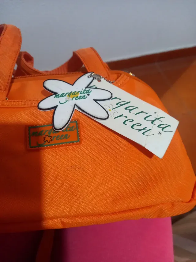 Bolso niña naranja miniatura