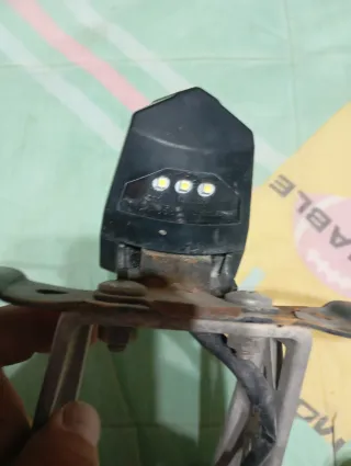 Porta matrícula moto con intermitentes