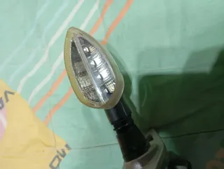 Porta matrícula moto con intermitentes