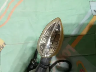 Porta matrícula moto con intermitentes