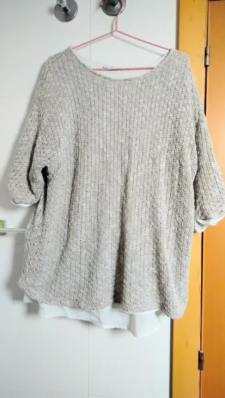 Jersey Zara Beige Talla 38
