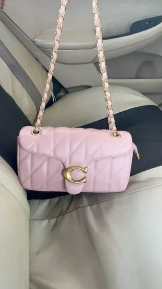 Bolso Coach Tabby 20 Rosa Acolchado