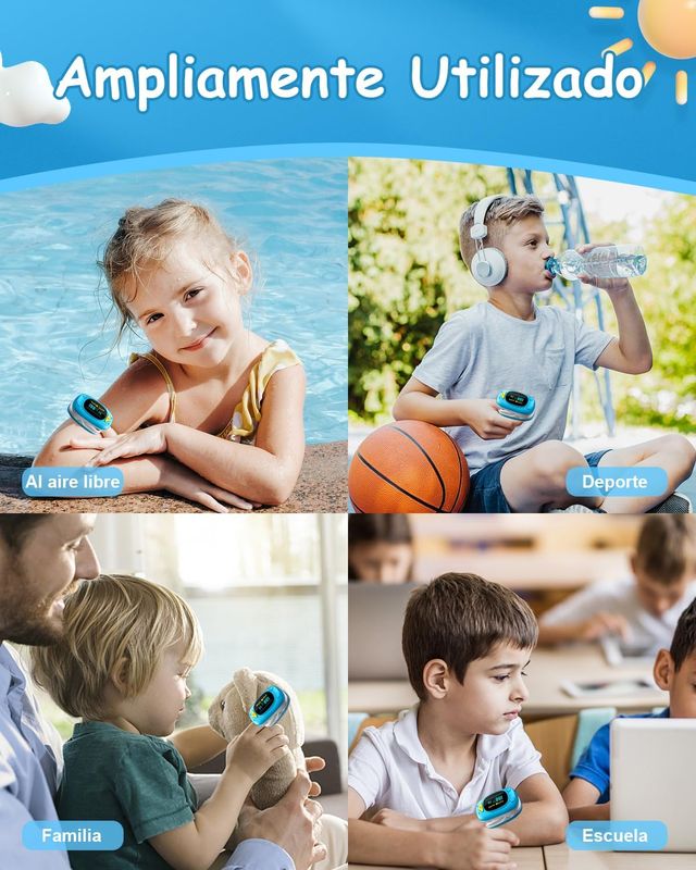 Oximetro pediatrico con schermo OLED preciso e portatile