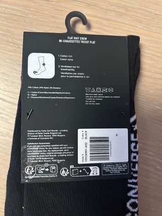 Calzini Converse Neri (taglia 40/42)