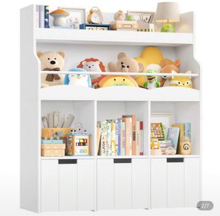 Mueble Organizador Juguetes Infantil Blanco