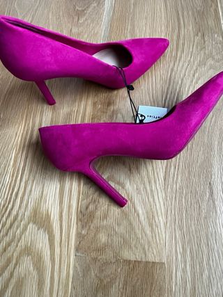 Zapatos de tacón fucsia T-37 nuevos