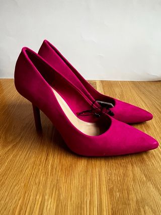 Zapatos de tacón fucsia T-37 nuevos