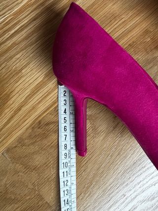 Zapatos de tacón fucsia T-37 nuevos