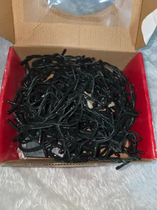 300 Minilucciole Rosse Gran Natale