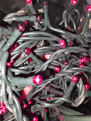 300 Minilucciole Rosse Gran Natale