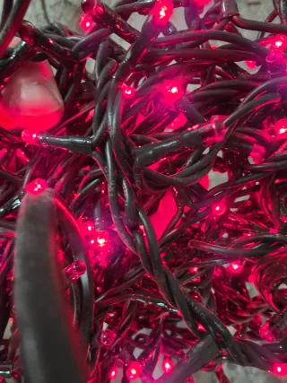 300 Minilucciole Rosse Gran Natale