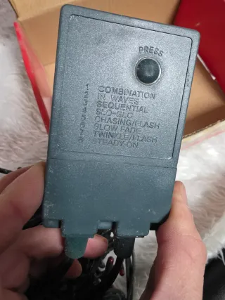 300 Minilucciole Rosse Gran Natale