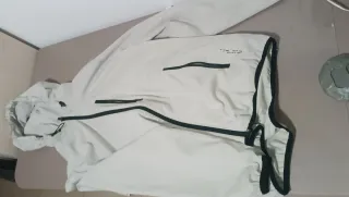 Cortavientos blanco talla S