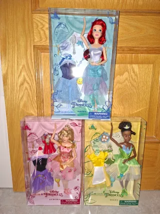 Lote 3 Muñecas Princesas Disney Bailarinas