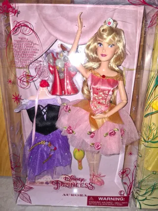 Lote 3 Muñecas Princesas Disney Bailarinas