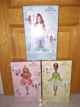 Lote 3 Muñecas Princesas Disney Bailarinas