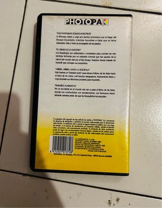 VHS Las Aventuras de Super Mario Bros 3