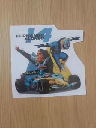 Pegatina Vinilo Fernando Alonso