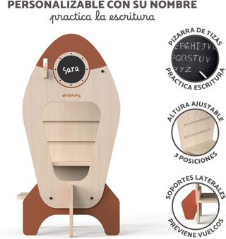 Torre di apprendimento Montessori per bambini Rocket