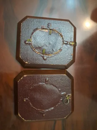 Cuadros Miniaturas antiguas marco octogonal