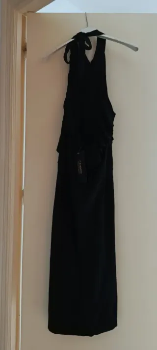 Vestido largo negro FAMDOU