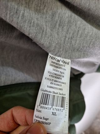 Giubbotto Uomo Mezza Stagione Verde Militare